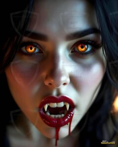 Vampire Princess – AI Dark Gothic Fairytale Art