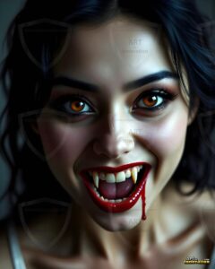Vampire Princess – AI Dark Gothic Fairytale Art