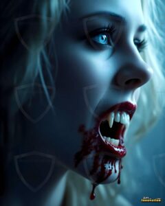 Vampire Princess – AI Dark Gothic Fairytale Art