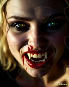 Vampire Princess – AI Dark Gothic Fairytale Art