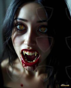 Vampire Princess – AI Dark Gothic Fairytale Art