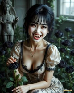 Vampire Princess – AI Dark Gothic Fairytale Art