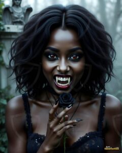 Vampire Princess – AI Dark Gothic Fairytale Art