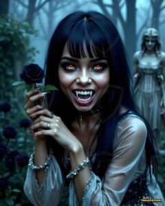Vampire Princess – AI Dark Gothic Fairytale Art