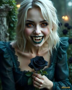 Vampire Princess – AI Dark Gothic Fairytale Art