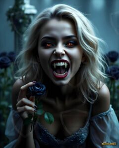 Vampire Princess – AI Dark Gothic Fairytale Art