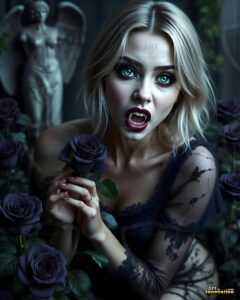 Vampire Princess – AI Dark Gothic Fairytale Art