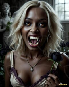 Vampire Princess – AI Dark Gothic Fairytale Art