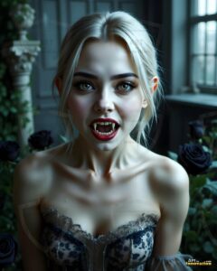 Vampire Princess – AI Dark Gothic Fairytale Art