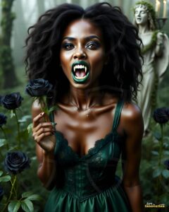 Vampire Princess – AI Dark Gothic Fairytale Art