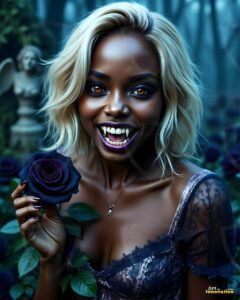 Vampire Princess – AI Dark Gothic Fairytale Art