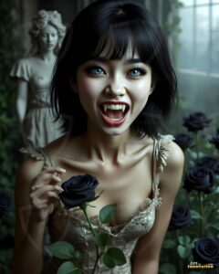 Vampire Princess – AI Dark Gothic Fairytale Art