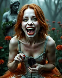 Vampire Princess – AI Dark Gothic Fairytale Art