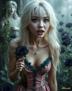 Vampire Princess – AI Dark Gothic Fairytale Art