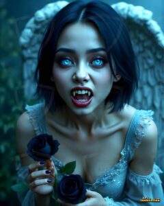 Vampire Princess – AI Dark Gothic Fairytale Art