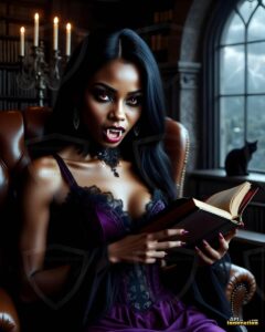 Vampire Princess – AI Dark Gothic Fairytale Art