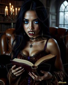 Vampire Princess – AI Dark Gothic Fairytale Art