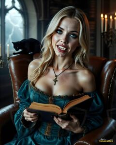 Vampire Princess – AI Dark Gothic Fairytale Art