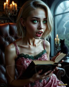 Vampire Princess – AI Dark Gothic Fairytale Art
