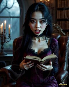 Vampire Princess – AI Dark Gothic Fairytale Art