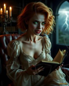 Vampire Princess – AI Dark Gothic Fairytale Art