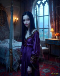 Vampire Princess – AI Dark Gothic Fairytale Art