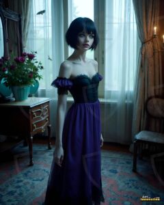 Vampire Princess – AI Dark Gothic Fairytale Art