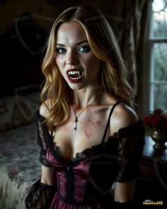 Vampire Princess – AI Dark Gothic Fairytale Art