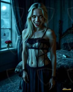 Vampire Princess – AI Dark Gothic Fairytale Art
