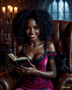 Vampire Princess – AI Dark Gothic Fairytale Art