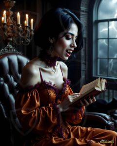 Vampire Princess – AI Dark Gothic Fairytale Art