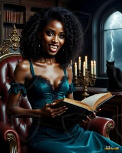 Vampire Princess – AI Dark Gothic Fairytale Art