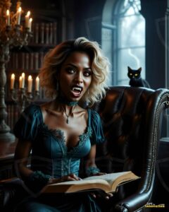 Vampire Princess – AI Dark Gothic Fairytale Art