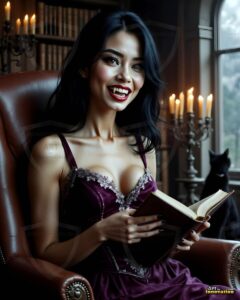 Vampire Princess – AI Dark Gothic Fairytale Art