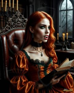 Vampire Princess – AI Dark Gothic Fairytale Art
