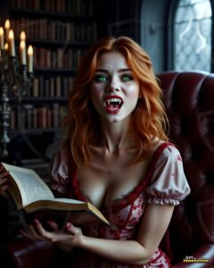 Vampire Princess – AI Dark Gothic Fairytale Art