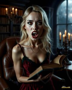 Vampire Princess – AI Dark Gothic Fairytale Art
