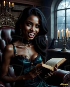 Vampire Princess – AI Dark Gothic Fairytale Art