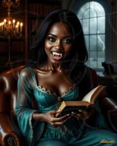 Vampire Princess – AI Dark Gothic Fairytale Art