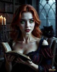 Vampire Princess – AI Dark Gothic Fairytale Art