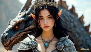 Dragon princess Art – 16×9 #0100