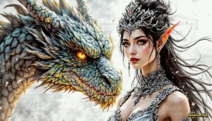 Dragon princess Art – 16×9 #0104