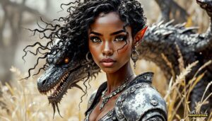 Dragon princess Art – 16×9 #0106