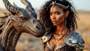 Dragon princess Art – 16×9 #0109