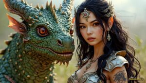 Dragon princess Art – 16×9 #0110