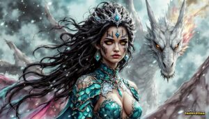 Dragon princess Art – 16×9 #0111
