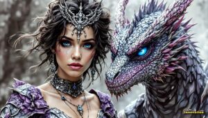 Dragon princess Art – 16×9 #0113