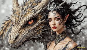 Dragon princess Art – 16×9 #0115