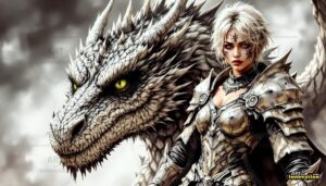 Dragon princess Art – 16×9 #0117