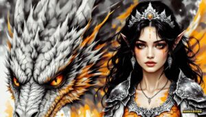 Dragon princess Art – 16×9 #0119